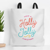 Holly Jolly Kerstmis Tote Bag