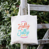 Holly Jolly Kerstmis Tote Bag