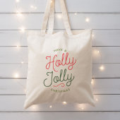 Holly Jolly Kerstmis Tote Bag