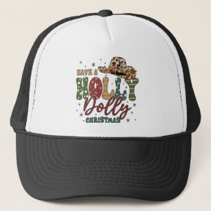 Holly Jolly Kerstmis Trucker Pet