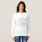 Holly Jolly Kerstmis Trui (Voorkant volledig)