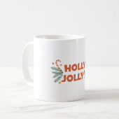 Holly Jolly Kerstparty Koffiemok (Voorkant links)