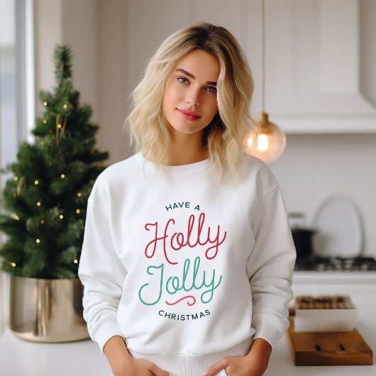Holly Jolly Kerstshirt Trui