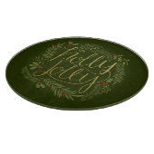 Holly Jolly kerstsnijraad Snijplank (Hoek)