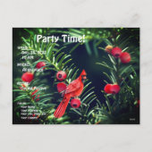 Holly Jolly Kerstuitnodiging!! Feestdagenkaart (Achterkant)