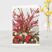 ***HOLLY JOLLY KERSTWENS*** KAART (Gele Bloem)