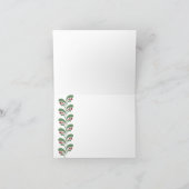 Holly Jolly kersty'all - Foliage - Greenery - Feestdagen Kaart (Binnen)