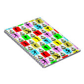 HOLLY JOLLY KUNSTSCHAATSER KERSTONTWERP NOTITIEBOEK (Rechterzijde)