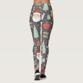 Holly Jolly Merry kerst Leggings (Achterkant)