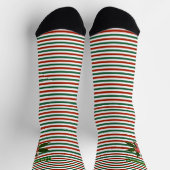 Holly Jolly Merry KerstStriped Elf Socks Sokken (Top)
