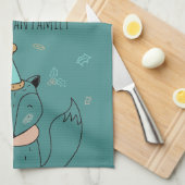Holly Jolly ⎢ Monogram Kitchen Towel Theedoek (Quarter Fold)