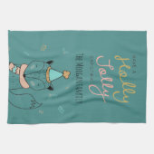 Holly Jolly ⎢ Monogram Kitchen Towel Theedoek (Horizontaal)