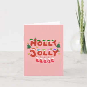 Holly Jolly Notitiekaartje