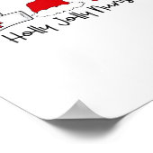 Holly Jolly Nurse, Halloween Classic T-shirt Poster (Hoek)