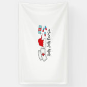 Holly Jolly Nurse, Halloween Classic T-shirt Spandoek (Verticaal)