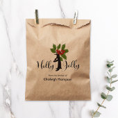 Holly Jolly Penguin Kerstmis Zelfgemaakte traktati Bedankzakje