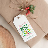 "Holly Jolly" Persoonlijke Kerstmis Cadeaulabel