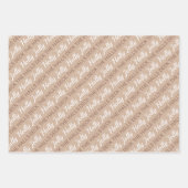 Holly Jolly Photo Collage Neutrals Kerstmis Inpakpapier Vel (Voorkant 3)