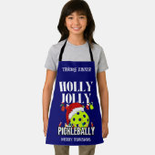 HOLLY JOLLY PICKLEBALLY Kerstmis Schort (Insitu)