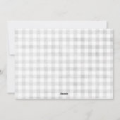 Holly Jolly Plaid Kerstmis Fotocollage Feestdagenkaart (Achterkant)