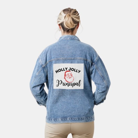 Holly Jolly Principal Denim Jas Denim Jacket (Model)