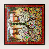 Holly Jolly Reindeer puzzle Legpuzzel (Horizontaal)