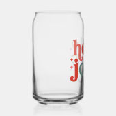 Holly Jolly - Retro Vakantietypografie Blikvorm Glas (Rechts)