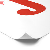 Holly Jolly - Retro Vakantietypografie Poster (Hoek)