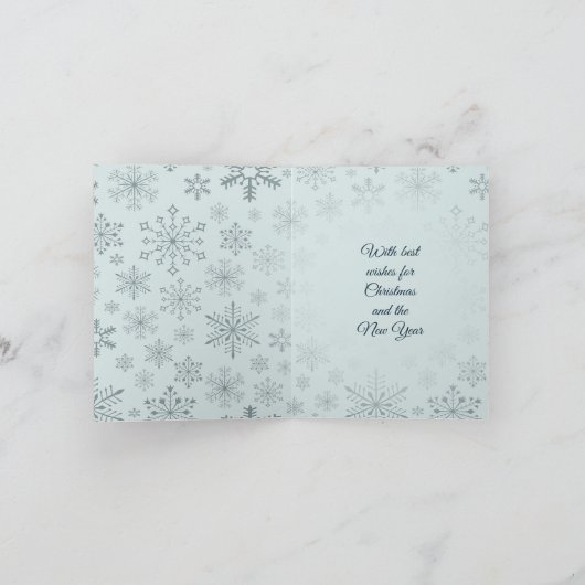 Holly Jolly Robin Kaart (Binnen)