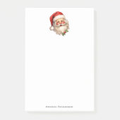 Holly Jolly Santa Claus Retro Style Kerstmis Post-it® Notes (Voorkant)