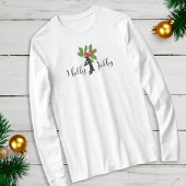 Holly Jolly Schattige Funny Penguin Christmas T-shirt