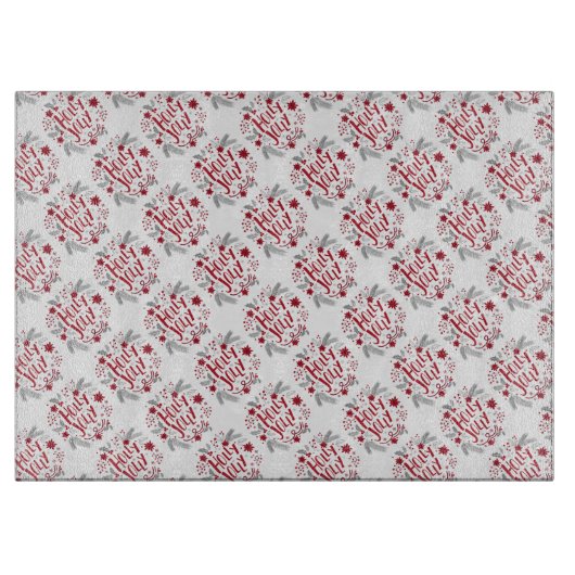 Holly Jolly Snijplank (Voorkant)