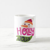Holly Jolly Snowman Koffiemok (Center)