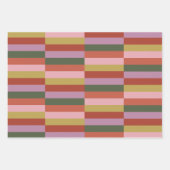 Holly Jolly Stripes Inpakpapier Vel (Voorkant 2)