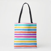 Holly Jolly Stripes Tote Bag (Voorkant)