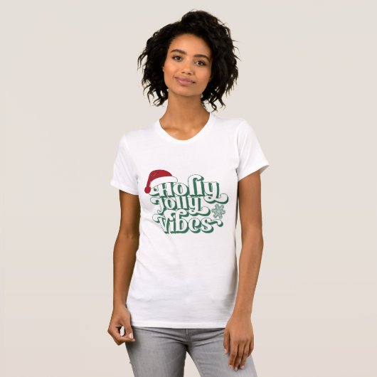 Holly Jolly T-shirt (Voorkant volledig)