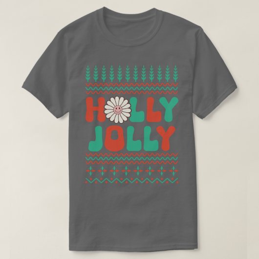 Holly Jolly T-shirt (Design voorkant)