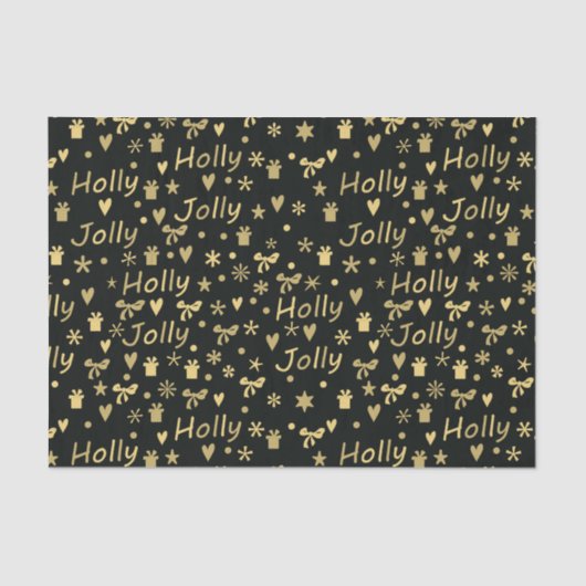 Holly jolly tissuepapier (Voorkant)