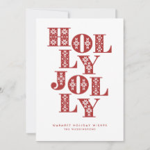 Holly Jolly Trui Letters