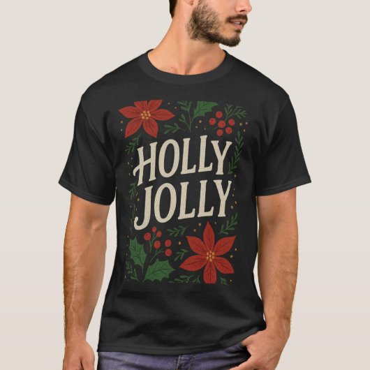 Holly Jolly Tshirt (Voorkant)