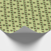 Holly jolly vakantie cadeaupapier (Hoek)