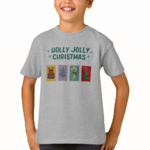 Holly Jolly Vakantie Kerstmis Kinder Shirt