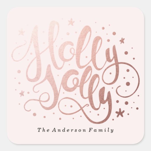Holly Jolly | Vakantie Stickers (Voorkant)