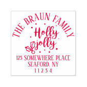 HOLLY JOLLY VAKANTIEADRES STEMPEL (Design)