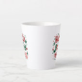 Holly Jolly Vibes Christmas Latte Mok (Voorkant)