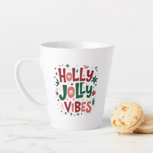 Holly Jolly Vibes Christmas Latte Mok