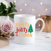 Holly jolly vibes Drink Koffie Mok