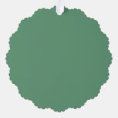 Holly Jolly Vibes, Vrolijk Kerstfeest & Nieuwjaar Ornament Kaart (Achterkant)