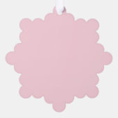 Holly Jolly Vibes, Vrolijk Kerstmis & Nieuwjaar Ro Ornament Kaart (Achterkant)