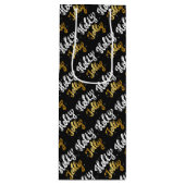 Holly Jolly Wijn Cadeautas (Voorkant)